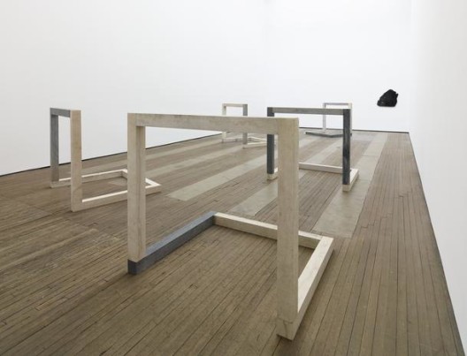 New sculptures by Anya Gallaccio, installation view at Lehmann Maupin, New York. Photo Elisabeth Berstein.