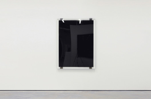 Oil Painting; Oil Painting, 2012, 160 x 120 x 6 cm, Recycle Engine Oil, Perspex (Courtesy of Artist and Encounter Contemporary)