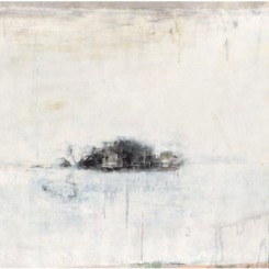 YAN SHANCHUN 严善錞, “Ruan Gong Islet #5”, acrylic on canvas, mixed media, 39 1/2 x 59 in (100 x 150 cm), 2008