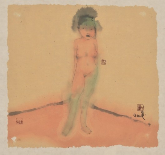 Lot 拍品编号 110 LIU QINGHE 刘庆和 (Chinese, B. 1958) UNTITLED《无题》 watercolour on paper 水彩 纸本 25.7 x 27.3 cm. (10 1/8 x 10 3/4 in.) Executed in 2002, 2002 年作 HK$ 40,000- 60,000 US$ 5,100- 7,700