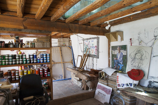 A view of the Lijiang Studio residency space