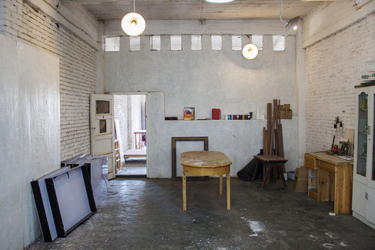 A view of studio space at TCG Nordica, Kunming