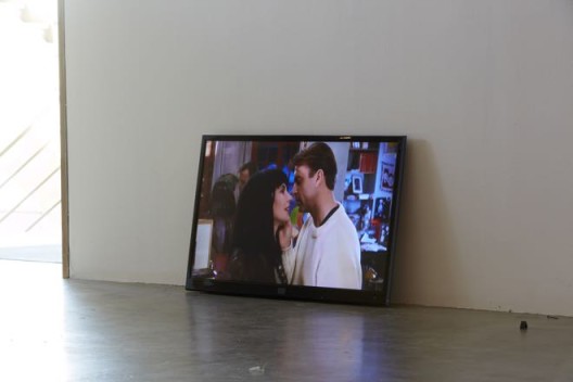 Heman Chong, “Until the End of the World (Paused)”, Performance, TV monitor, DVD, 2008, Photo by Sang-tae Kim