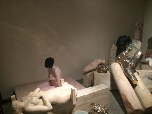 One of the very few works I didn’t profoundly dislike at the Italian Pavilion, by Vanessa Beecroft 