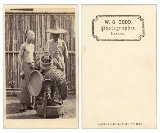W.G.Todd, Hankow, 1860s, Albumenprint carte de visiteW.G.托德照相馆，汉口，1860年代，名片格式蛋白照片 