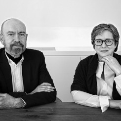 Esther Schipper and Jörg Johnen  in Berlin, May 2015. Copyright: Regina Schmeken.