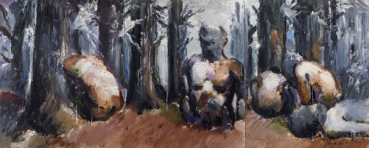 660x260cm根茎rhizoma布面油画canvas oil painting 2015年-1