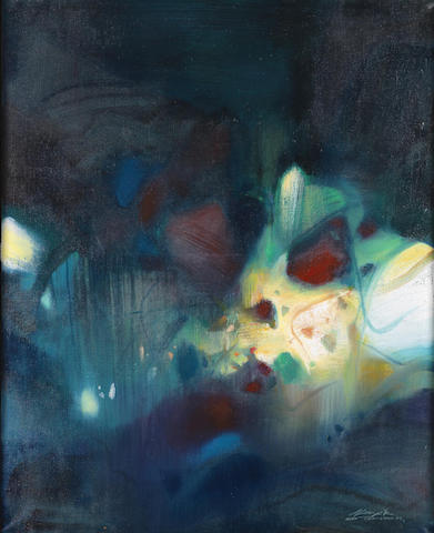 Lot 15 CHU TEH-CHUN (Zhu Dequn, 1920-2014) Éclair d'Obscurite HK$ 1.4 million - 1.8 million €160,000 - 210,000