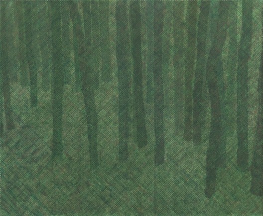 Li Wei, Thousand-Layer Green No. 4, Acrylic on canvas, 140x170cm, 2015