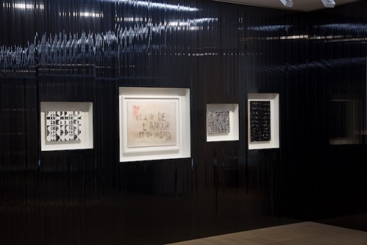 Installation view of