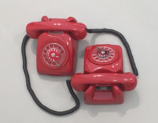 Dominique Gonzalez-Foerster Siamese telephones strike up a conversation at Esther Schipper