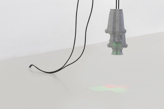 Liu Chuang, “Untitled”, Porcelain, LED Light, electrical wire, 27×19cm (×2), 2015, Courtesy the artist and Magician Space刘窗，《无题》，瓷器、LED灯、电线，27×19 cm，2015@魔金石空间