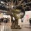 The best booth—once again neugerriemschneider show how to do it. Pictured—an Ai Weiwei tree and Olafur Eliasson chandalier. 
(image courtesy the artist and gallery. Photo: Randian). 11.	诺加林施耐德画廊再一次显示了如何打造最棒的展位。如图所示——艾未未之树与奥拉维尔·埃利亚松的吊灯（图片由艺术家和画廊提供，摄影：燃点）