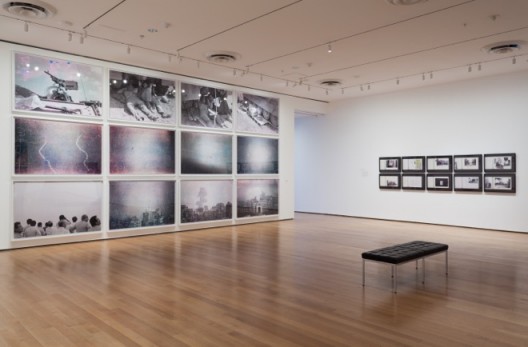 Installation view of