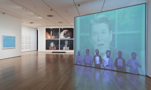 Installation view of