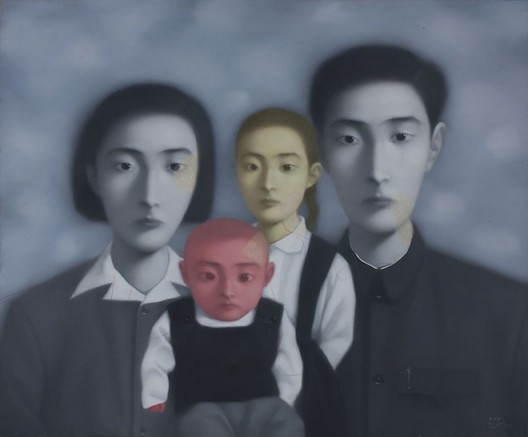 Zhang Xiaogang (born 1958, Kunming), “Bloodline Series—Big Family No. 17-1998”, 1998