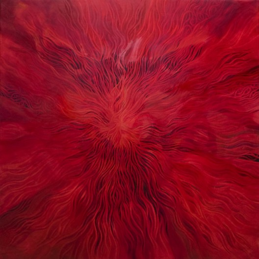 Ali Nurazmal Yusoff, “Infernal Affair”, Oil on Canvas, 168cm x 168cm, 2012, Image courtesy of Core Design Gallery