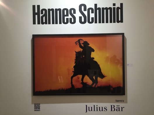 Hannes Schmid, Marlboro Man photographer, showed himself, with sponsorship by Julius Bär, a private Swiss bank.