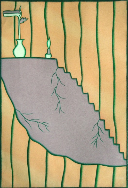 I GAK Murniasih (1966-2006), Aku merayakan kebahagiaaku, 1997, Acrylic on canvas. Courtesy of I GAK Murniasih Foundation. I GAK Murniasih (1966-2006), Aku merayakan kebahagiaaku, 1997, 壓克力、畫布。I GAK Murniasih Foundation 版權所有