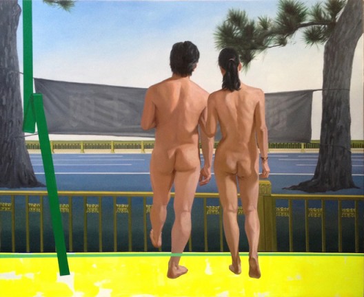 Liu Ding, Li Jianguo, 250 cm x 280 cm, 2016.《李建国》，油画，250x280cm，2016