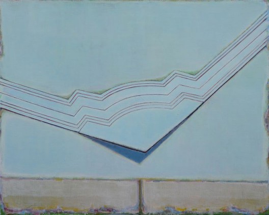 唐永祥，《一个角》，布面油画，80×100cm，2015（图片由艺术家和魔金石空间提供）