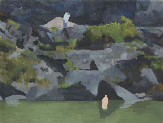 《河岸》，布面油画，120x160cm，2015