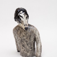 Klara KRISTALOVA
“The artist as a dog”, 2016 Glazed porcelain
52 x 24 x 37 cm
Photo: Carl Henrik Tillberg Courtesy Galerie Perrotin