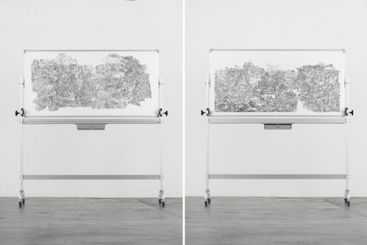 彭奕轩Peng-Yihsuan_1997-1999_白板笔、白板Marker-whiteboard_-172.5x157.5x58cm
