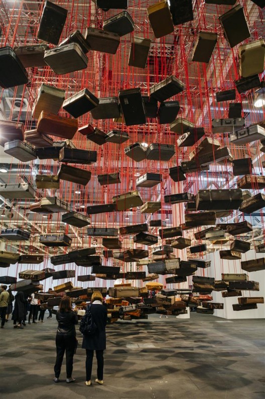 Chiharu Shiota at Galerie Daniel Templon, Art Basel Unlimited