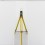 Yang Jian, "Superficial Metaphor", barn lantern, led battery, mapping tripod, 95 × 95 × 175 cm, 2016