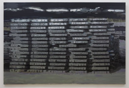 李易纹, 《阵列》, 布面丙烯，300X200cm，2015 / Li Yiwen, Lattice Array, acrylic on canvas, 300X200cm, 2015