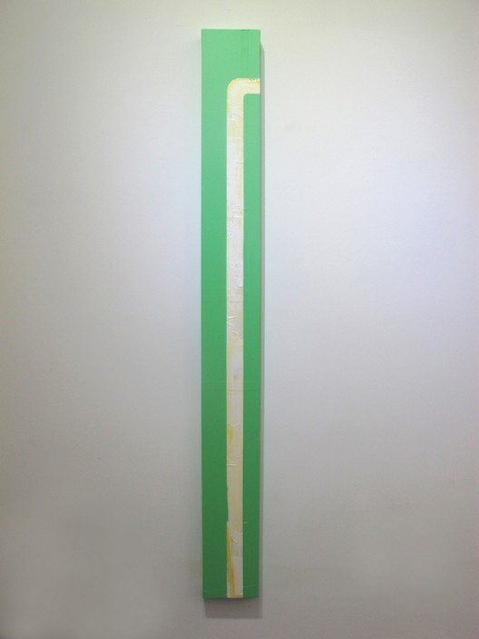 林清, L – 1, 2016年, 布面丙烯, 20 x 200 cm Lin Qing, L – 1, 2016, Acrylics on canvas, 20 x 200 cm 