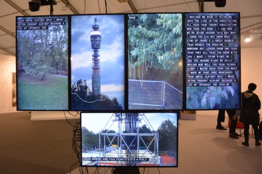 Yuri Pattison was honored by frieze Projects, with is disturbing work on video monitoring (Mother's Tank Station)