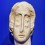 Genco Gülan, "Alexander with Six Eyes", marble polymer 51 x 32 x 27. PIRAMID SANAT Gallery. Photo courtesy Contemporary Istanbul