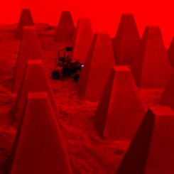 Nadim Abbas, "The Last Vehicle", installation view, UCCA, 2016. Courtesy the artist and UCCA Beijing. 唐纳天：《最后媒介》, 展览现场图, 尤伦斯当代艺术中心
