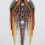 Anne Samat, "Tribal Chief 5", mixed media, 260 x 116 cm, 2016 at Richard Koh Fine Art