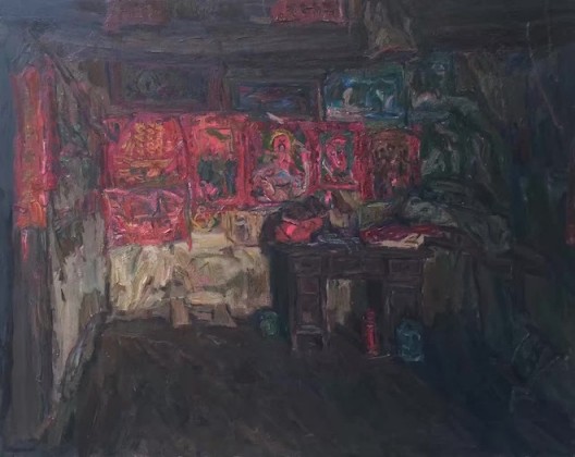 堂屋系类, 布面油画, 120 X 150 cm, 2016