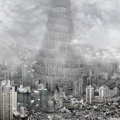 Du Zhenjun b.1961, The Tower of Babel - Wind, 2010, C-print, 160 x 120 cm, Edition 3_6