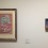 installation view: George Condo "Nude Pods" 1996, oil on canvas, and Paul Klee (1879-1940) "Drüber und Drunter" 1932, water color and partly primed cardboard and paper