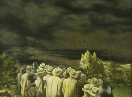 Richard Oelze, Erwartung (Expectation), 1935-1936, Oil on canvas, 32 x 39 1/2 inches (81.5 x 100.5 cm),The Museum of Modern Art, New York. Purchase, 1940理查德·厄尔策，《期盼》，1935-1936，布面油画，81.5 x 100.5 cm，纽约现代艺术博物馆馆藏