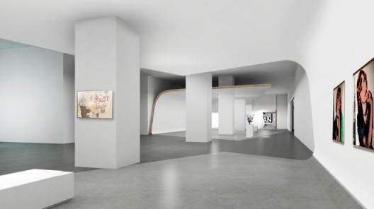 Preliminary rendering of one of Museum MACAN’s galleries; by MET Studio Design Ltd. 