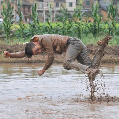 Li Binyuan, Freedom Farming, 2014, Single-channel video, 4:30 minutes
厉槟源，，2014，单频道录像，4分30秒