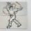 李松松，《刀术》，铝板油画，214×224 cm，2016
Li Songsong, Knife Play, oil on aluminu, 214×224 cm, 2016