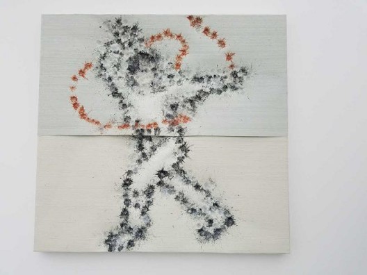 李松松，《刀术》，铝板油画，214×224 cm，2016 Li Songsong, Knife Play, oil on aluminu, 214×224 cm, 2016