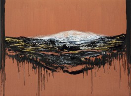 Maggi Hambling "Edge IV", 2015-16, oil on canvas, 91 x 122 cm (image courtesy the artist and Marlborough, London)