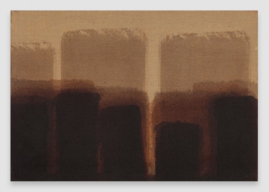 Burnt Umber & Ultramarine, 1984, Oil on linen, 17 7/8 x 25 3/4 inches (45.4 x 65.4 cm), © Yun Seong-ryeol. Courtesy PKM Gallery, Seoul and David Zwirner, New York/London