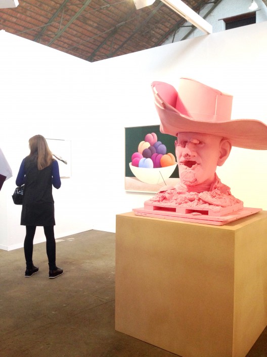 Paul McCarthy, SC Western John Wayne, Pink, 2016 at gallery Xavier Hufkens