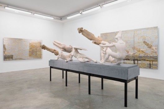 View of the exhibition Xu Zhen « Civilization Iteration » at Perrotin Paris Photo : Claire Dorn Courtsey Perrotin