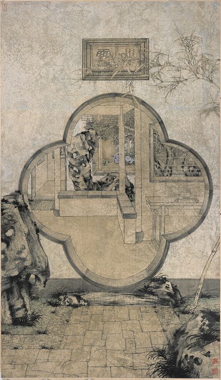 郑力,《晴雪》,水墨 设色 纸本,233 x 135 cm,2002(图片由艺术家及汉雅轩提供) ZHENG Li,
