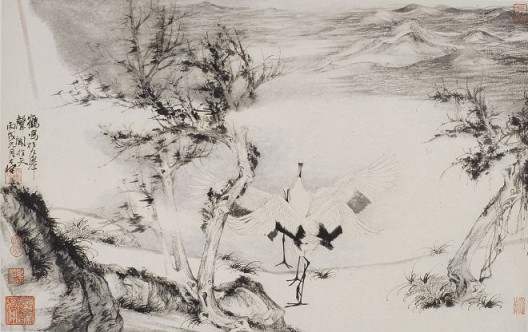 郑力,《鹤鸣九皋,声闻于天》,水墨 纸本,水墨 纸本,2006(图片由艺术家及汉雅轩提供) ZHENG Li,